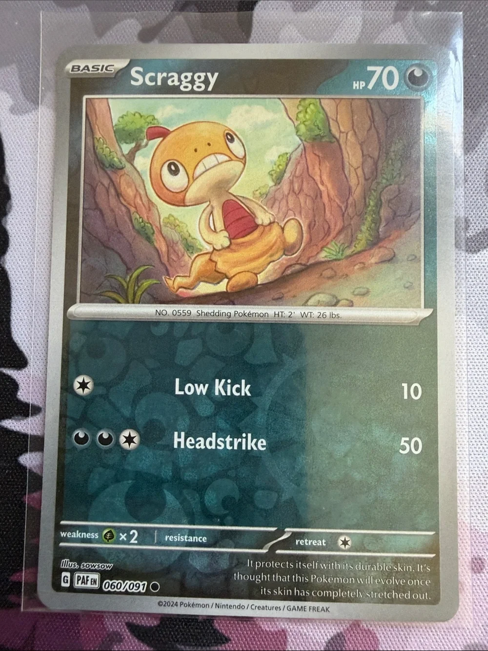 Scraggy & Scrafty Evolution Pokémon Card Mini Lot | 2 Card Reverse Holo ✨5/$25✨